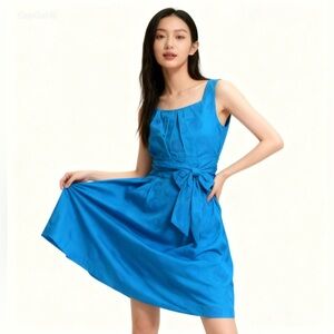 Evan-Picone blue sleeveless dress size 8